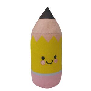 Spritz Target Happy Pencil 8" Plush Toy Yellow Pink 2025 #S1-B